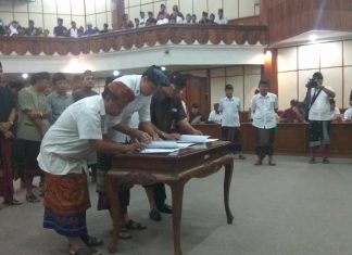 Dukung Pergub Bali 99 Tahun 2018, APRINDO Bali tandatangan surat dukungan