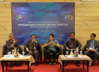 Ketua DPD Aprindo Bali, menjadi Narasumber dalam FGD Penyusunan Neraca Produksi