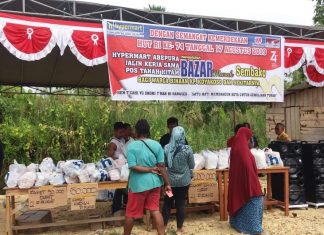 HYPERMART-APRINDO, dalam rangka peringatan HUT RI 17 Agustus 2019 di Irian