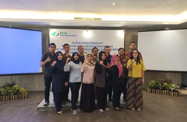 Sosialisasi manfaat BPJS Ketenagakerjaan dengan APRINDO