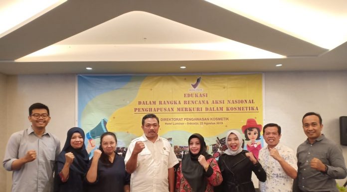 Edukasi BPOM untuk Rencana Aksi Nasional Penghapusan Merkuri