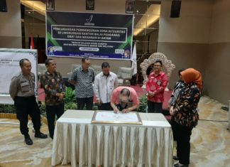 Penandatanganan kesepakatan Reformasi Birokrasi dan Zona Integritas BPOM Batam