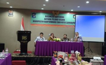 B2B pelaku usaha UMKM Pemda Banyuwangi bersama buyer Surabaya