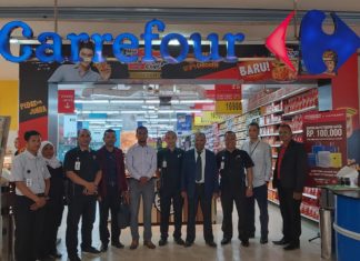 Kunjungan Kepala BPOM Timor Leste ke Toko Carrefour