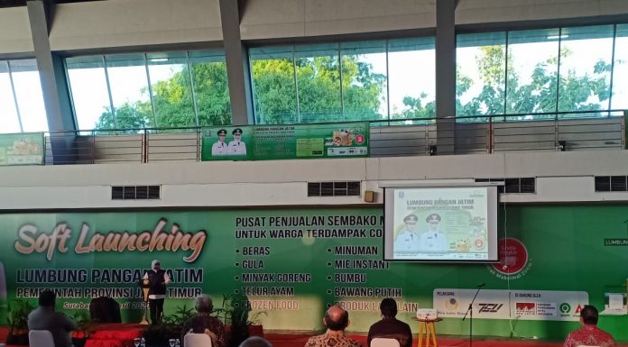 Grand opening Lumbung pangan dan Aprindo Jawa Timur