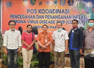 Kordinasi DPD Aprindo Papua dengan Pemerintah Provinsi Papua menjelang Hari Raya Idul Fitri dan Penerapan PSBB