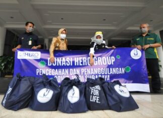 Wali Kota Surabaya Apresiasi Seribu Paket Sembako HERO Group