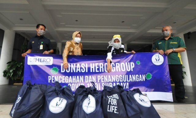 Wali Kota Surabaya Apresiasi Seribu Paket Sembako HERO Group