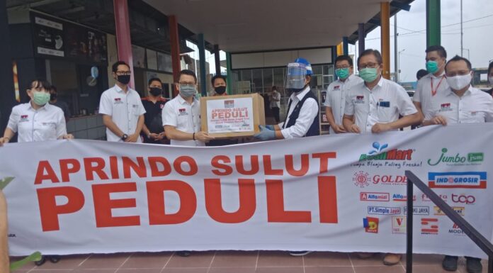 APRINDO Sulut menyerahkan 1000 Rapid Test kepada Pemkot Manado diterima oleh Walikota Manado