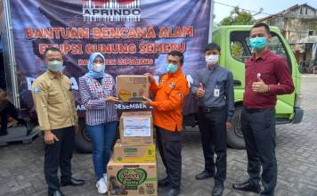 Kegiatan Aprindo Jawa Timur dalam aksi tanggap Semeru