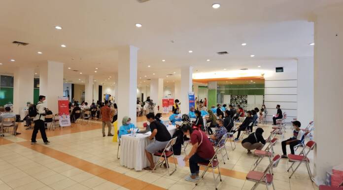 Vaksinasi booster kerjasama dengan APRINDO dengan Pemerintah Daerah Istimewa Yogyakarta