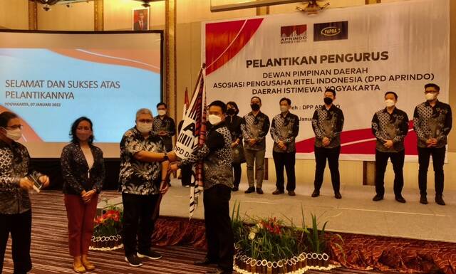 Pengurus Aprindo DIY Dilantik, Ingin Bantu Pulihkan Ekonomi Gaya Milenial