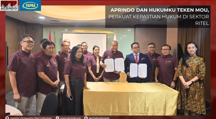 APRINDO dan Hukumku Teken MoU, Perkuat Kepastian Hukum di Sektor Ritel