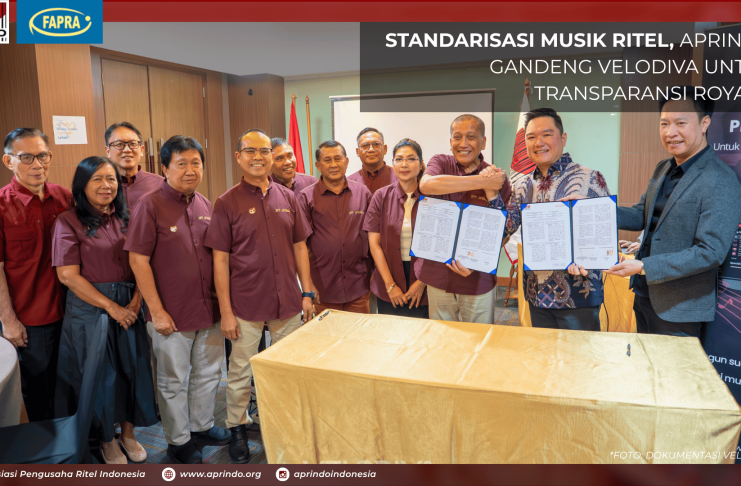 Standarisasi Musik Ritel, APRINDO Gandeng Velodiva untuk Transparansi Royalti